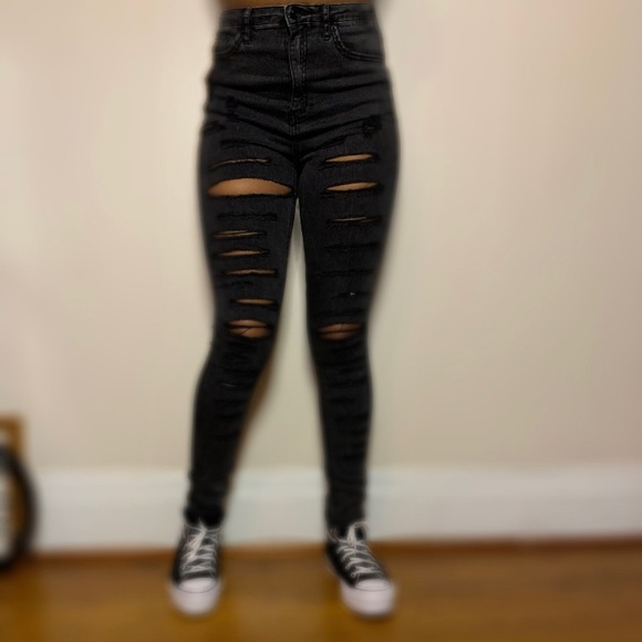 Denim ripped jeans - Picture 2 of 3